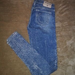 True Religion Casey Skinny Jeans Size 24